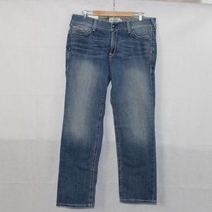 NWT Ariat Midrise Straight Rainstorm Jeans 34R N72
